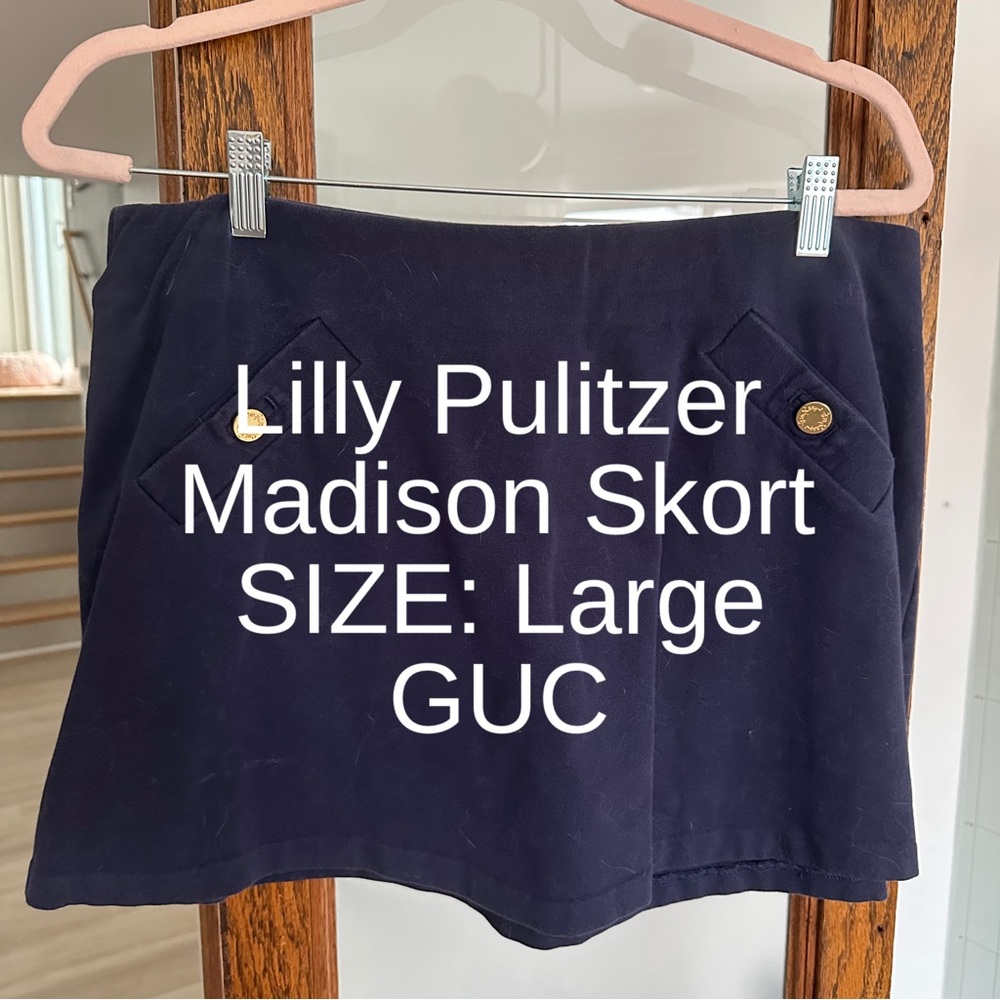 Lilly Pulitzer Madison Skort in Navy